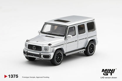 [Pre-Order] Mini GT Mercedes-AMG G 63 Silver Metallic MGT01375 1/64 Diecast