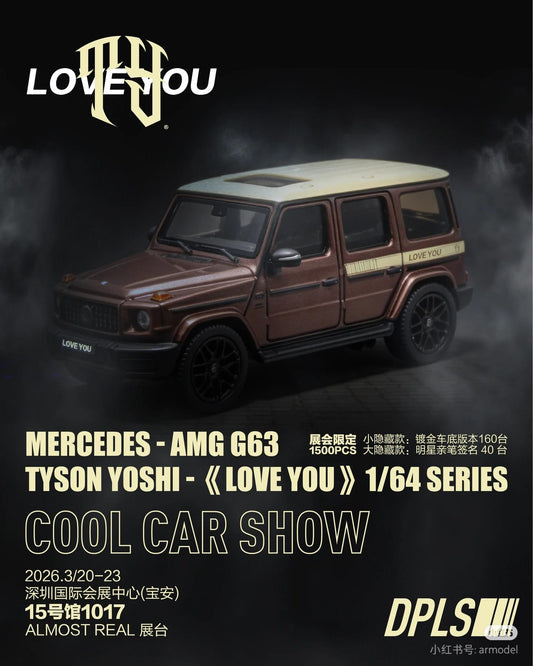 Almost Real Mercedes-AMG G 63 Tyson Yoshi Love You Edition Cool Car Show 2026 1/64 Diecast