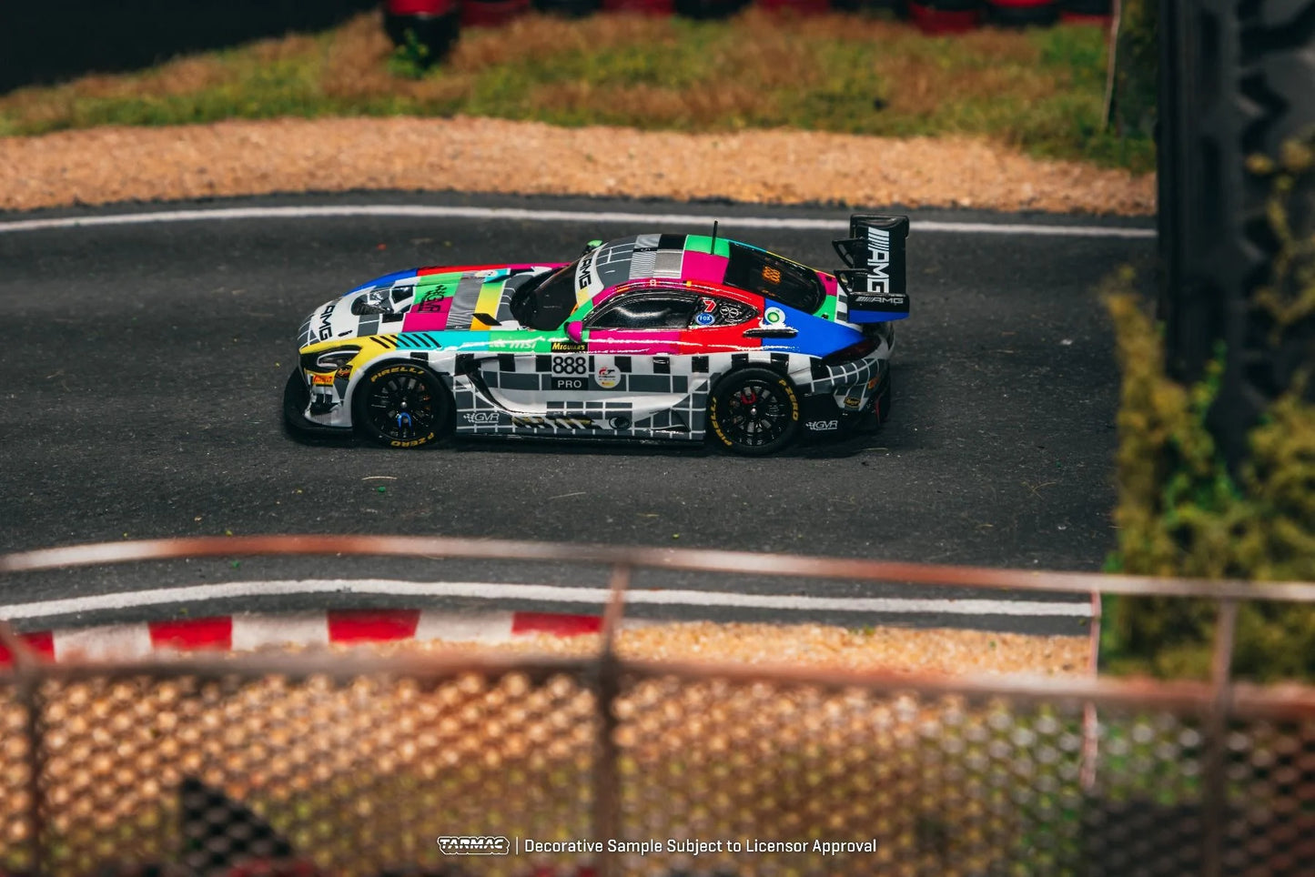Tarmac Works Mercedes-AMG GT3 Bathurst 12h 2025 GruppeM Racing Maro Engel - Mikaël Grenier - Maxime Martin T64-062-25BH888 1/64 Diecast