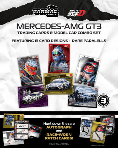 [Pre-Order] Tarmac Works Mercedes-AMG GT3 Bathurst 12h 2026 Craft-Bamboo Racing Ralf Aron-Lucas Auer-Maximillian Gotz w Tarmac Cards T64-062-26BH77 1/64 Diecast