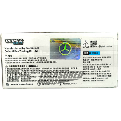 Tarmac Works Mercedes-AMG GT3 DTM 2023 Lucas Auer 7-Eleven Taiwan Special Edition T64G062-23DTM22 1/64 Diecast