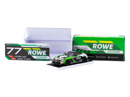 Tarmac Works Mercedes-AMG GT3 GT World Challenge Asia 2025 - Beijing Season Finale Craft-Bamboo Racing #77 with Container - Craft-Bamboo Racing Special Edition 1/64 Diecast