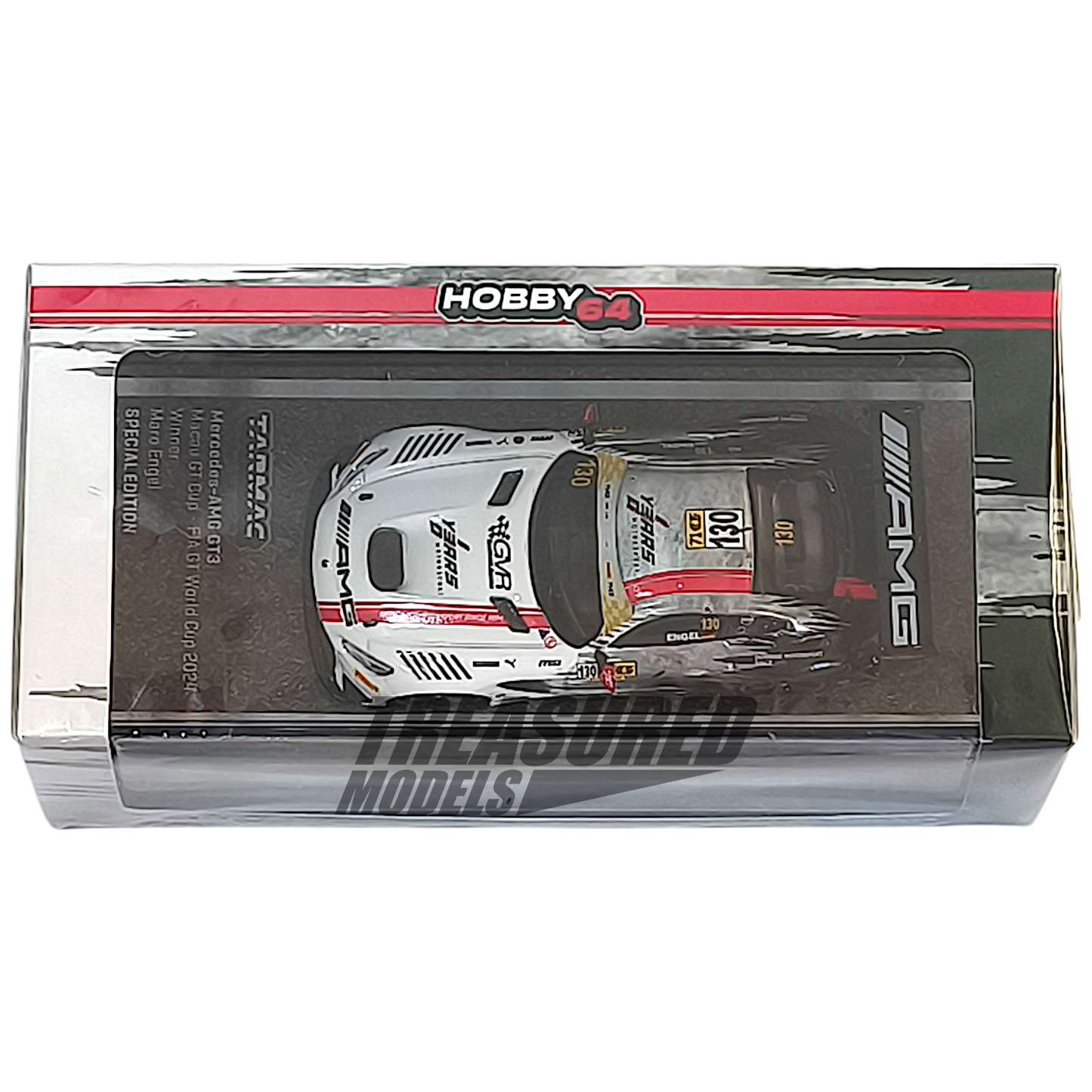 Tarmac Works Mercedes-AMG GT3 Macau GP Cup - FIA World Cup 2024 Winner Limited to 1248 Macau GP Exclusive 1/64 Diecast