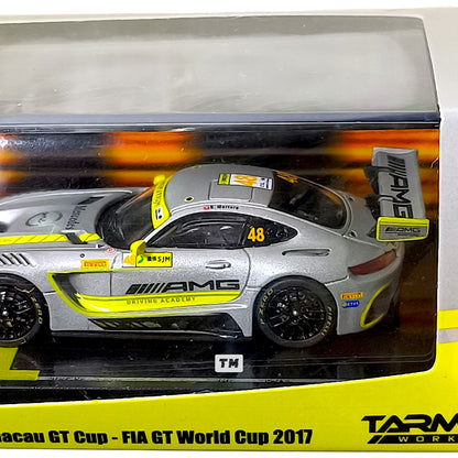 Tarmac Works Mercedes-AMG GT3 Macau GT Cup 2017 Edoardo Mortara T64-008-MGP17MOR 1/64 Diecast