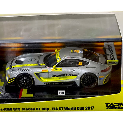 Tarmac Works Mercedes-AMG GT3 Macau GT Cup 2017 Edoardo Mortara T64-008-MGP17MOR 1/64 Diecast