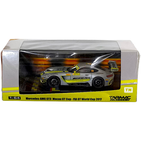 Tarmac Works Mercedes-AMG GT3 Macau GT Cup 2017 Edoardo Mortara T64-008-MGP17MOR 1/64 Diecast