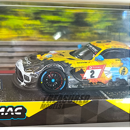 Tarmac Works Mercedes-AMG GT3 Nurburgring 24h 2020 T64-062-20NUR02 1/64 Diecast