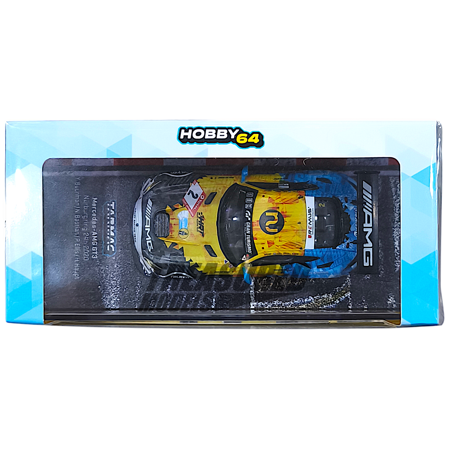 Tarmac Works Mercedes-AMG GT3 Nurburgring 24h 2020 T64-062-20NUR02 1/64 Diecast