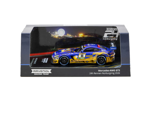 Tarmac Works Mercedes-AMG GT3 Nürburgring Rennen 24h 2026 T64-062-26NUR80 1/64 Diecast