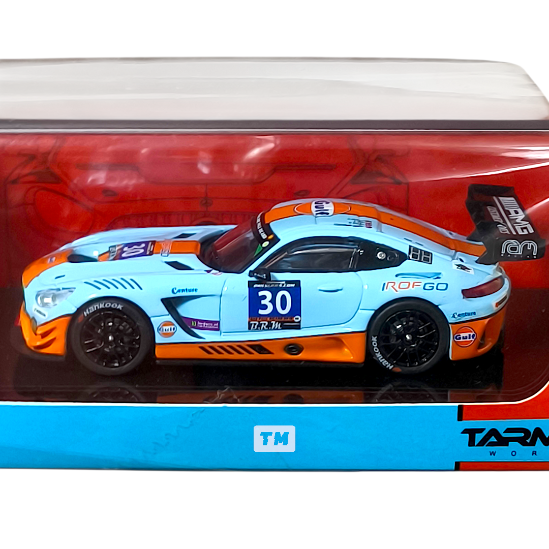 Tarmac Works Mercedes-AMG GT3 Paul Ricards 24h 2016 2nd Place T64-008-GULF 1/64 Diecast