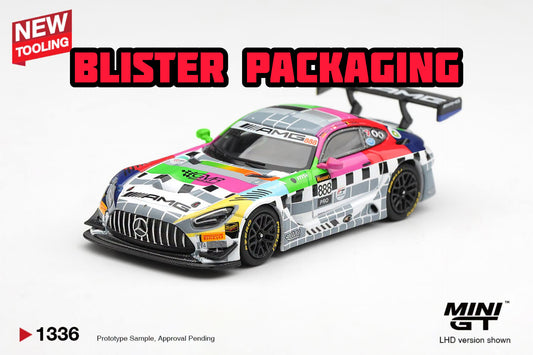 [Pre-Order] Mini GT Mercedes-AMG GT3 #888 Mercedes-AMG Team GMR Meguiar´s Bathurst 12 Hour 2025 Blister Packaging MGT01336-BL 1/64 Diecast