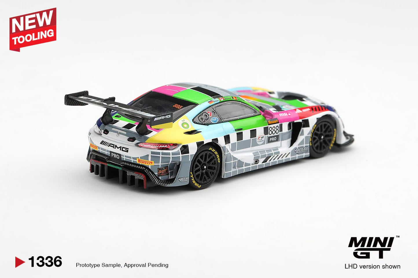 [Pre-Order] Mini GT Mercedes-AMG GT3 #888 Mercedes-AMG Team GMR Meguiar´s Bathurst 12 Hour 2025 MGT01336 1/64 Diecast