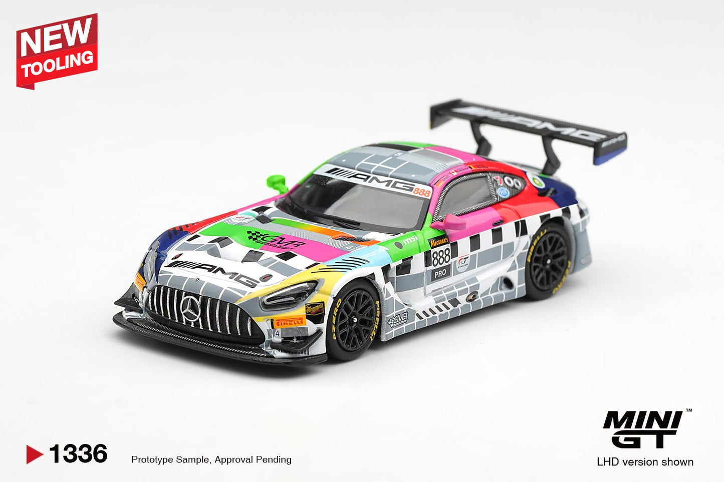 [Pre-Order] Mini GT Mercedes-AMG GT3 #888 Mercedes-AMG Team GMR Meguiar´s Bathurst 12 Hour 2025 MGT01336 1/64 Diecast