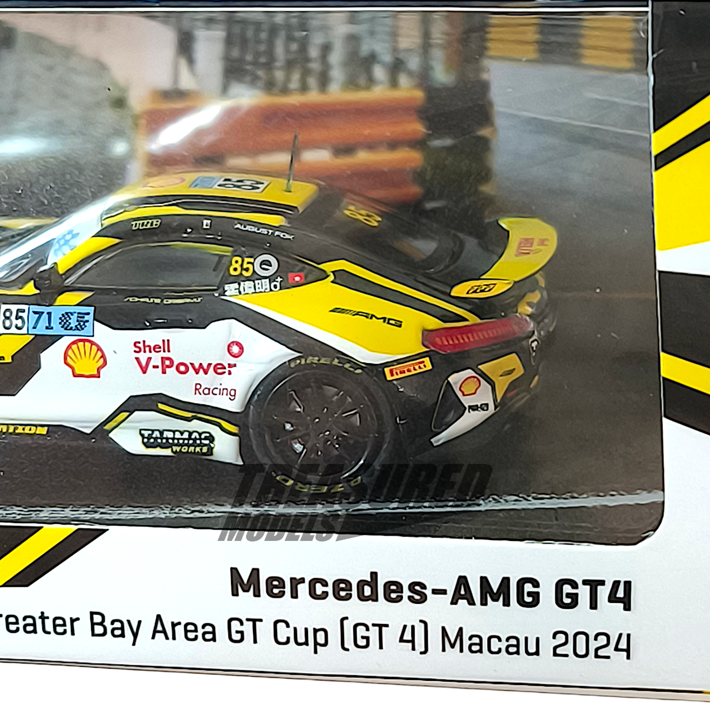 Tarmac Works Mercedes-AMG GT4 Greater Bay Area GT Cup GT4 Macau 2024 Event Exclusive 1/64 Diecast