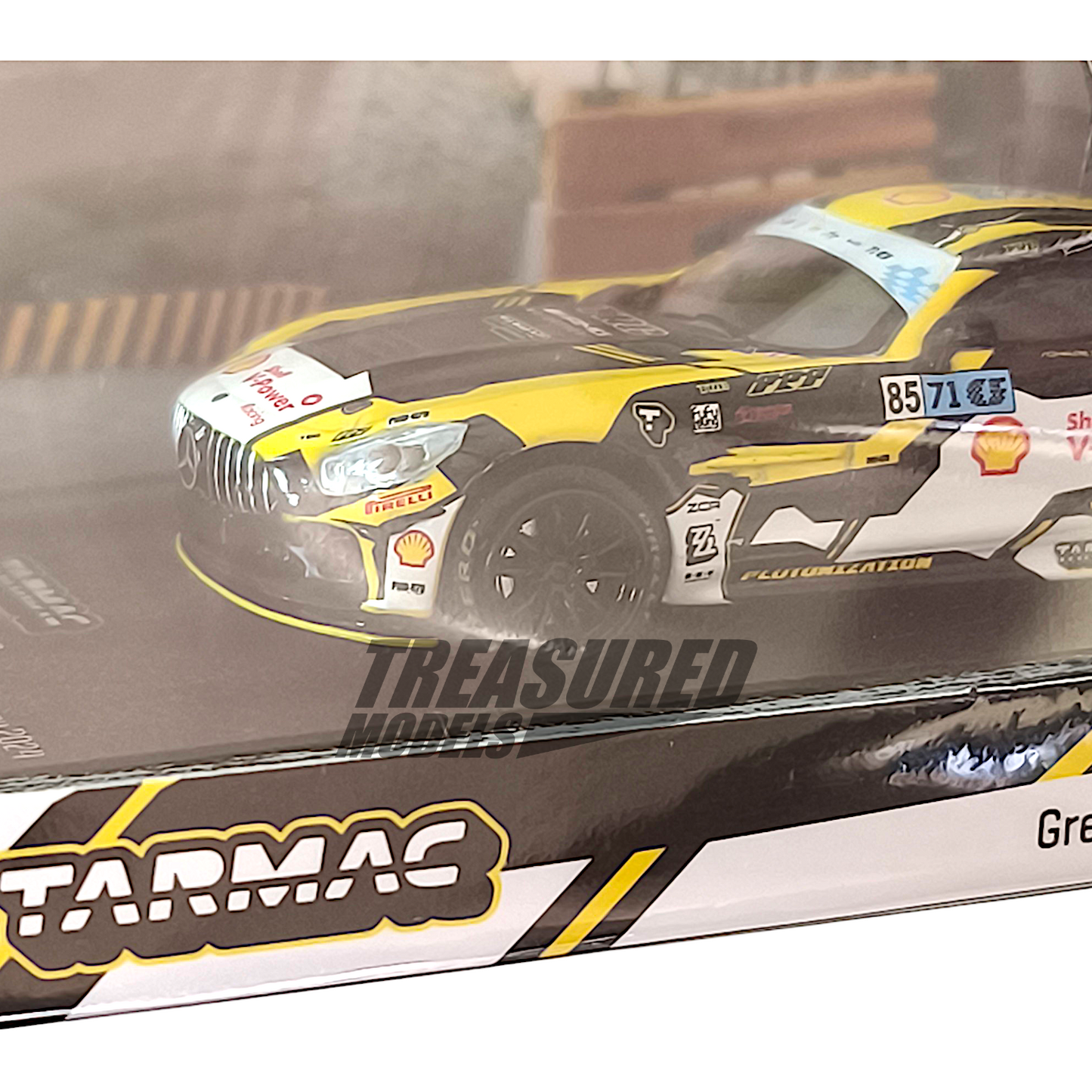 Tarmac Works Mercedes-AMG GT4 Greater Bay Area GT Cup GT4 Macau 2024 Event Exclusive 1/64 Diecast