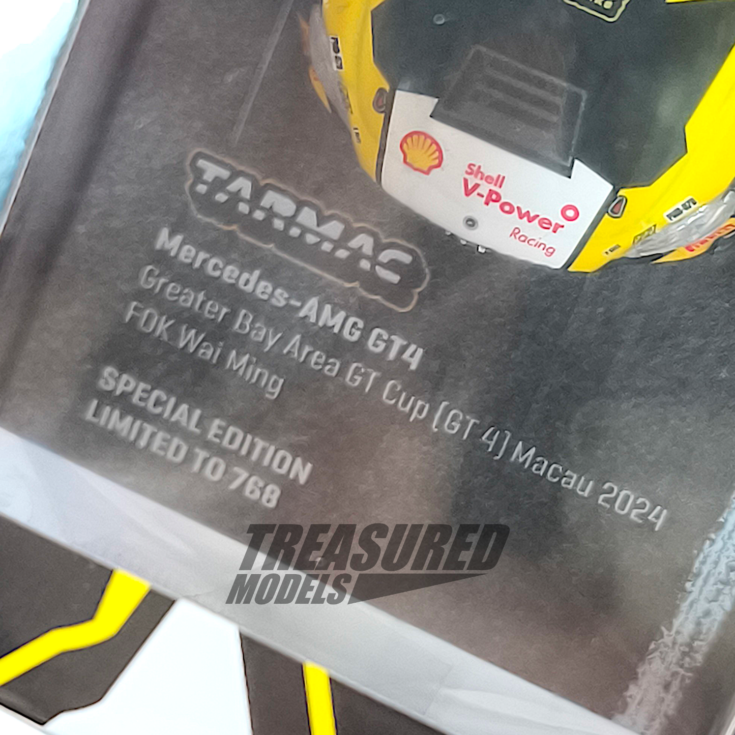 Tarmac Works Mercedes-AMG GT4 Greater Bay Area GT Cup GT4 Macau 2024 Event Exclusive 1/64 Diecast