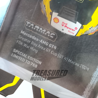 Tarmac Works Mercedes-AMG GT4 Greater Bay Area GT Cup GT4 Macau 2024 Event Exclusive 1/64 Diecast