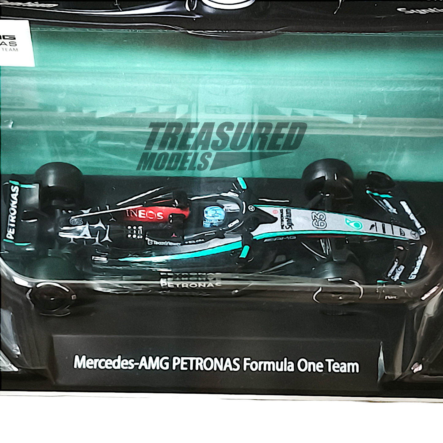 Hot Wheels Mercedes-AMG Petronas Formula One Team #63 George Russell 2025 Premium 1/64 Diecast