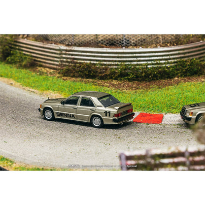 Tarmac Works Mercedes-Benz 190 E 2.3-16 Race of Champion 1984 Ayrton Senna T64G-047-84R0C11 1/64 Diecast