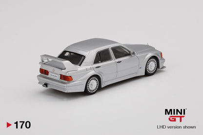 Mini GT Mercedes-Benz 190E 2.5-16 Evolution II DTM Silver MGT00170 1/64 Die Cast