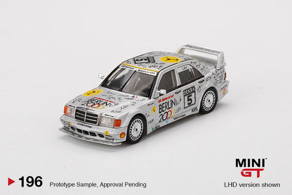 Mini GT Mercedes-Benz 190E 2.5-16 Evolution II #5 MGT00196 1/64 Diecast