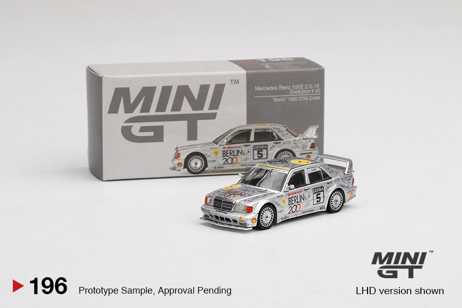 Mini GT Mercedes-Benz 190E 2.5-16 Evolution II #5 MGT00196 1/64 Diecast