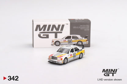 Mini GT Mercedes-Benz 190E 2.5-16 Evolution II #65 AMG Motorenbau 1990 DTM MGT00342 1/64 Diecast