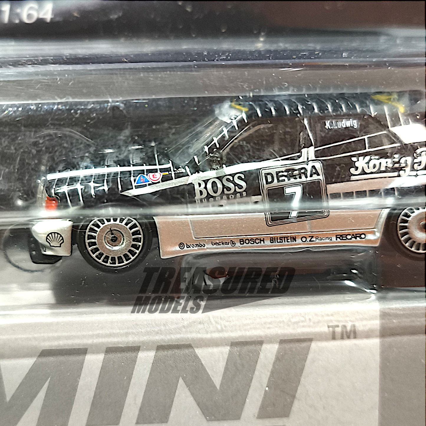Mini GT Mercedes-Benz 190E 2.5-16 Evolution II #7 AMG-Mercedes 1990 DTM Blister Packaging MGT00312 1/64 Diecast
