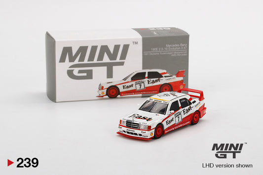 Mini GT Mercedes-Benz 190E 2.5-16 Evolution II #7 MGT00239 1/64 Diecast