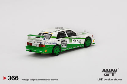 Mini GT Mercedes-Benz 190E 2.5 16 Evolution II 1991 DTM Zakspeed #20 Michael Schumacher MGT00366 1/64 Diecast