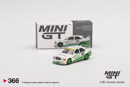 Mini GT Mercedes-Benz 190E 2.5 16 Evolution II 1991 DTM Zakspeed #20 Michael Schumacher MGT00366 1/64 Diecast