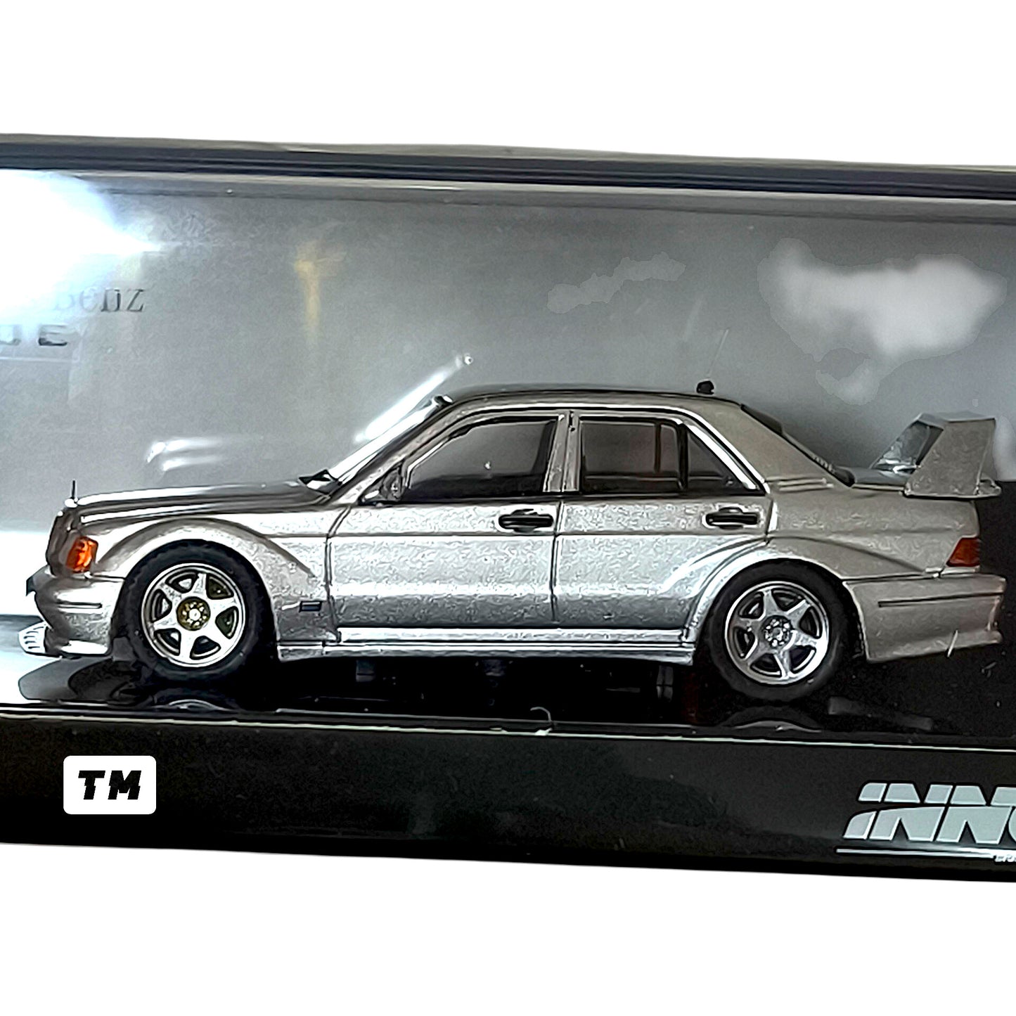 Inno64 Mercedes-Benz 190E Silver IN64-190E-SIL 1/64 Diecast