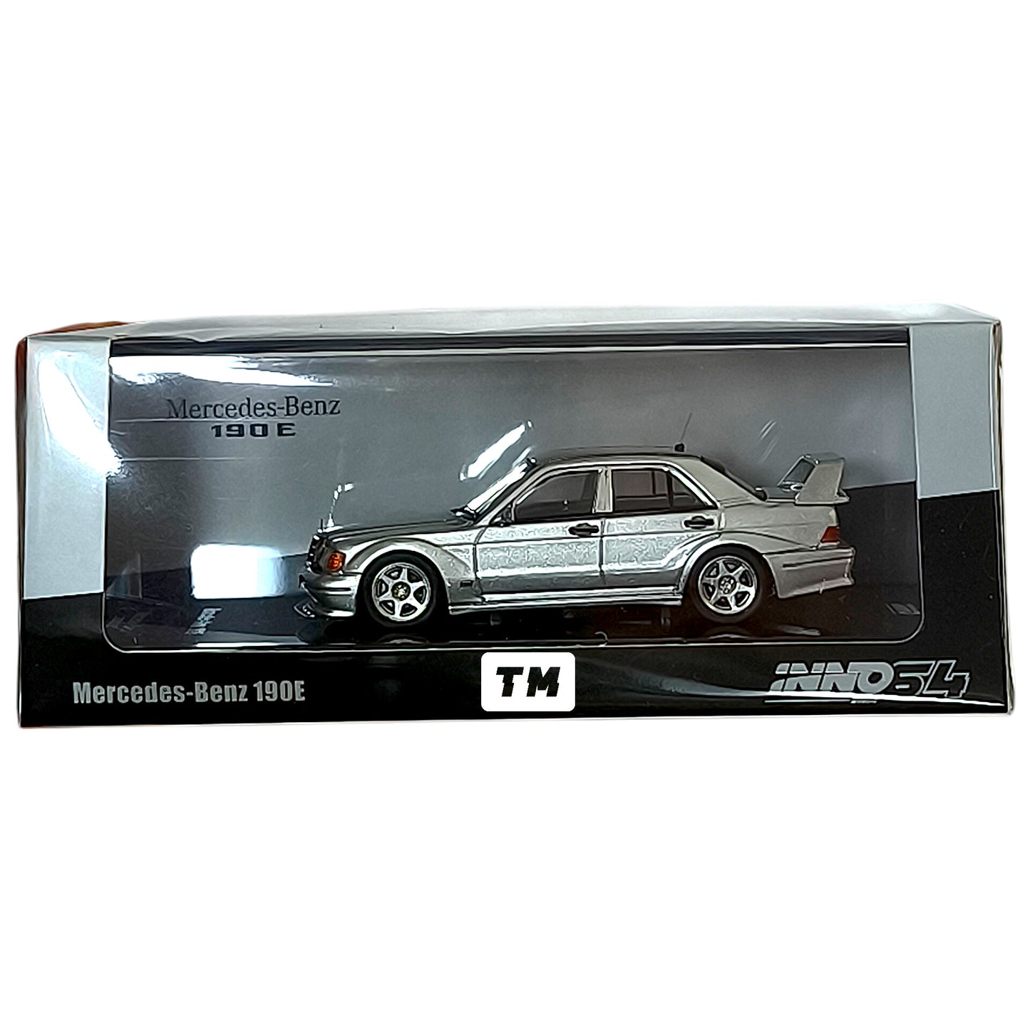 Inno64 Mercedes-Benz 190E Silver IN64-190E-SIL 1/64 Diecast