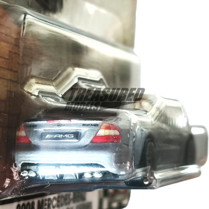 Hot Wheels Mercedes-Benz 2018 CLK 63 AMG Black Series Diamond Silver Metallic 2025 Premium Boulevard 1/64 Die Cast