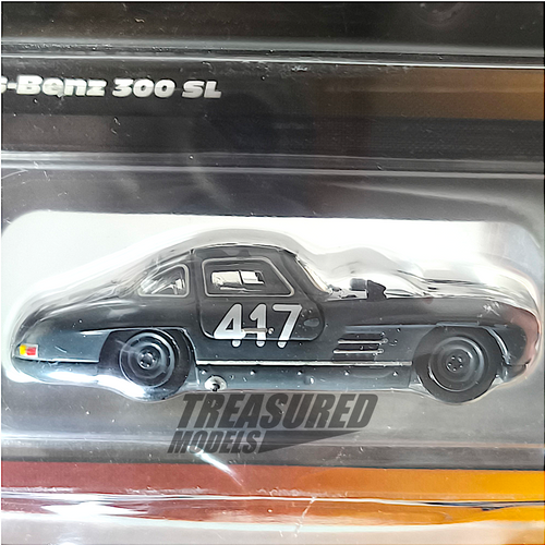 Hot Wheels Mercedes-Benz 300 SL Graphite Gray 2023 Premium Elite 64 1/64 Die Cast