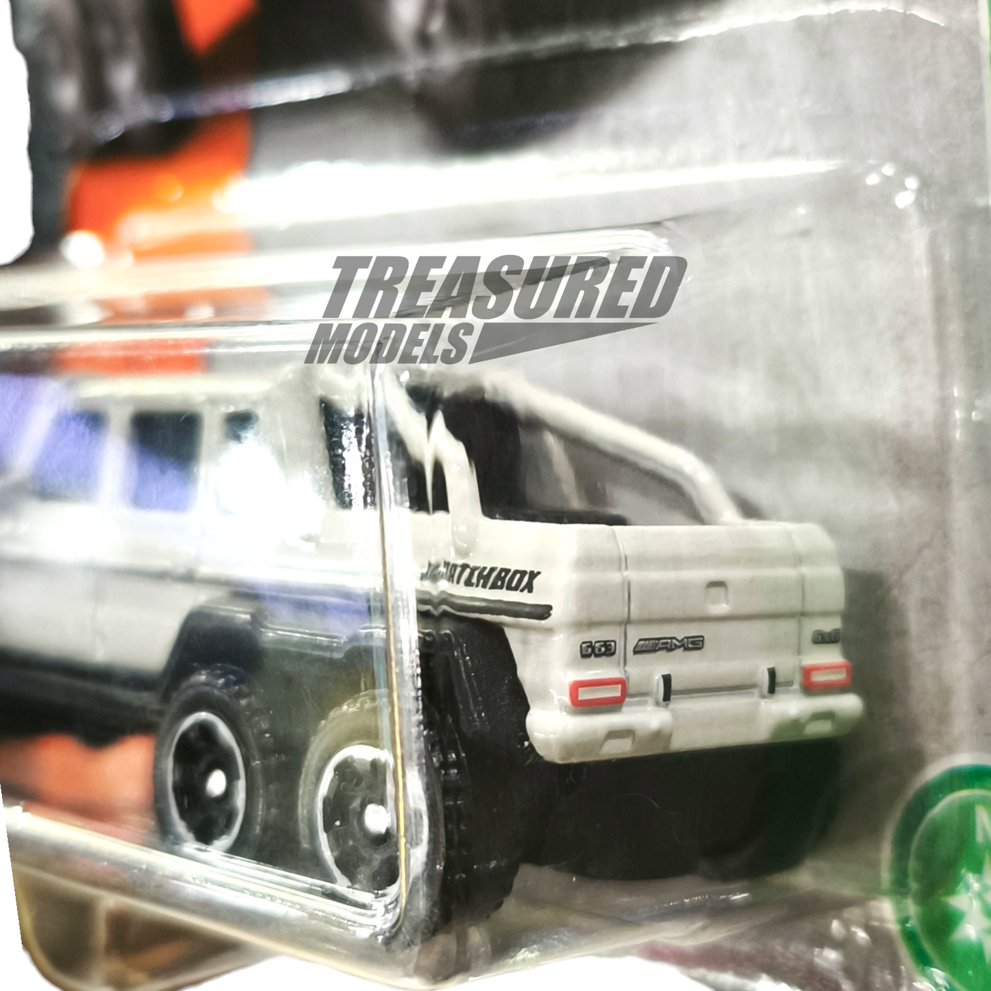 Matchbox Mercedes-Benz G63 AMG 6x6 White 1/64 Die Cast