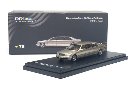 [Pre-Order] Almost Real AR Box Mercedes-Benz S600 Pullman 2022 Gold 620412001 1/64 Diecast