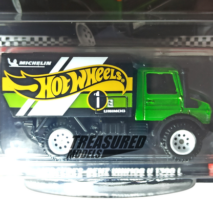 Hot Wheels Mercedes-Benz Unimog U 1300 L Spectraflame Green 2025 Premium Collector Edition 1/64 Die Cast