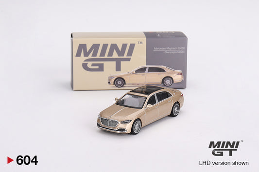 Mini GT Mercedes-Maybach S 680 Champagne Metallic MGT00604 1/64 Diecast