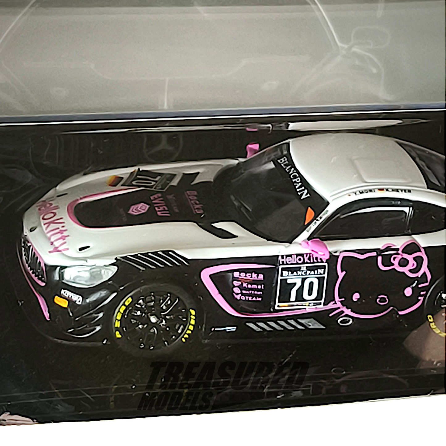 Tarmac Works Mercedes AMG GT3 Blancpain GT Series Sprint Cup 2017 Hello Kitty T64-008-HK 1/64 Die Cast