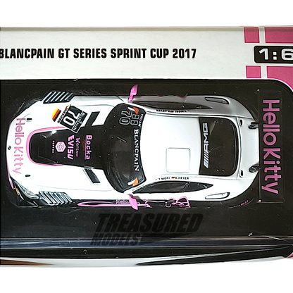 Tarmac Works Mercedes AMG GT3 Blancpain GT Series Sprint Cup 2017 Hello Kitty T64-008-HK 1/64 Die Cast