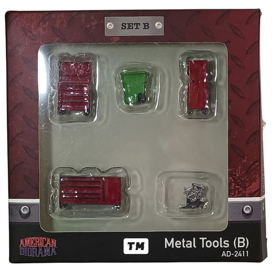 American Diorama Metal Tools B AD-2411 1/64 Figure