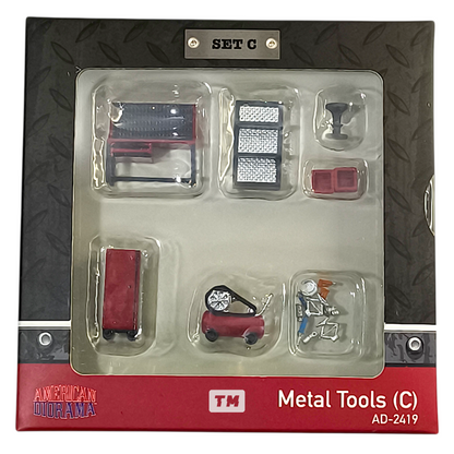 American Diorama Metal Tools C AD-2419 1/64 Figure