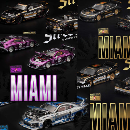POP RACE Miami Special Event 5 Piece Set 2026 1/64 Diecast