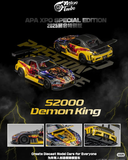 Micro Turbo Honda S2000 Demon King 1/64 Diecast