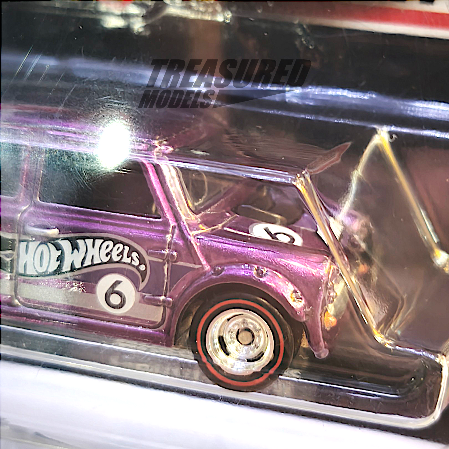 Hot Wheels Mini Cooper Morris Mini Spectraflame Pale Pink 2023 Premium Collector Edition 1/64 Die Cast