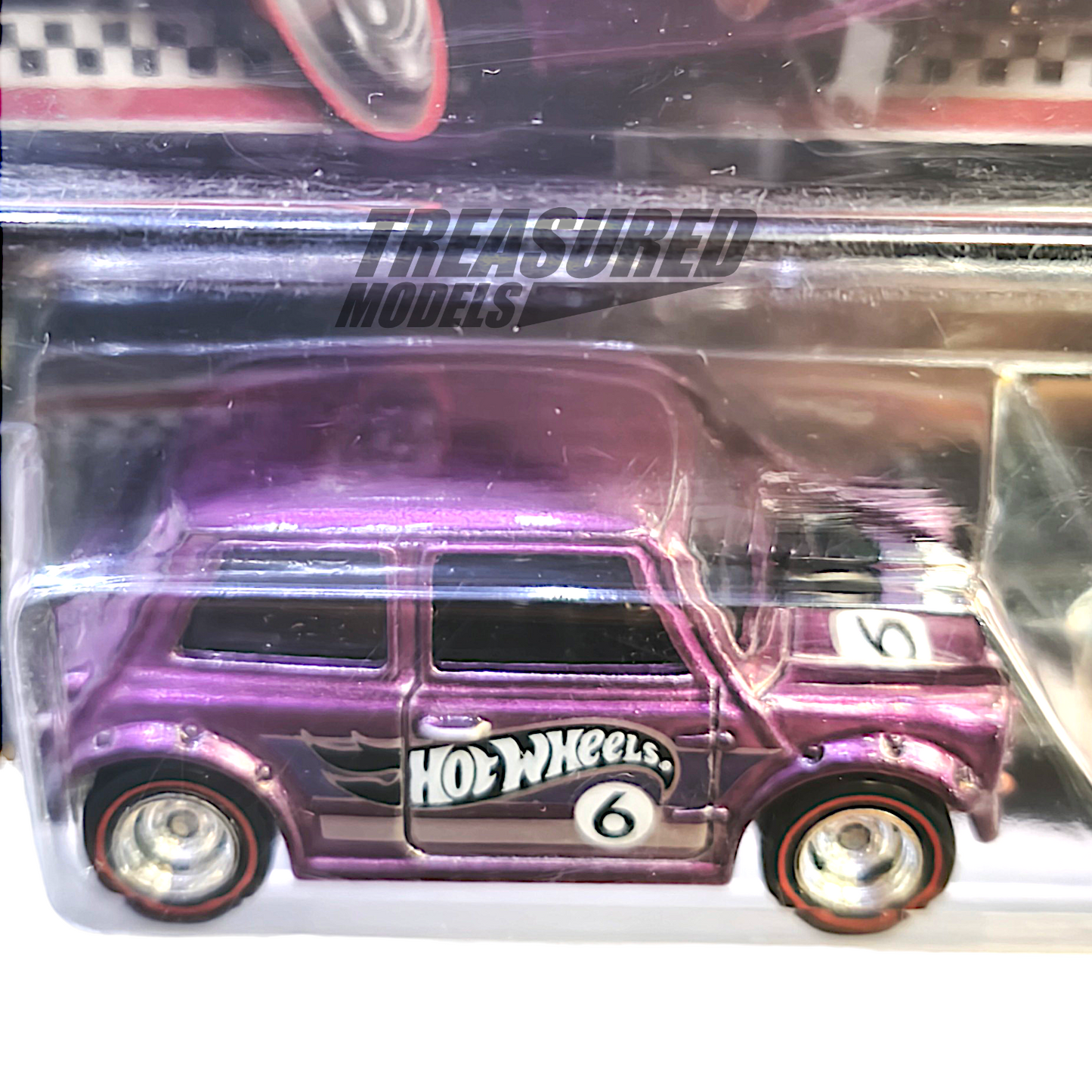 Hot Wheels Mini Cooper Morris Mini Spectraflame Pale Pink 2023 Premium Collector Edition 1/64 Die Cast
