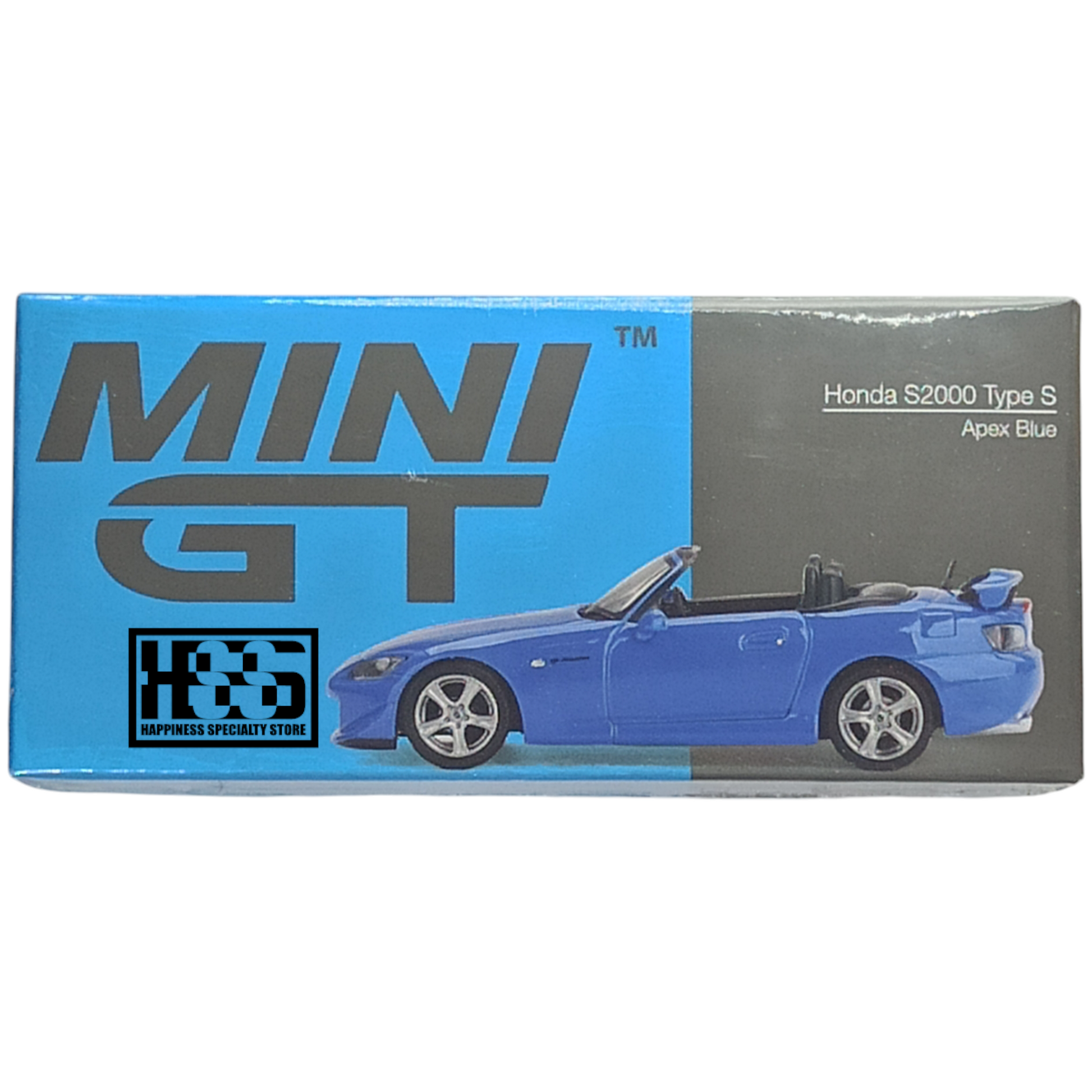 Mini GT 376 Honda S2000 AP2 Type S Apex Blue 1/64 Die Cast