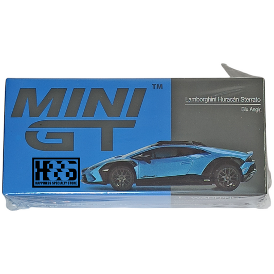 Mini GT 607 Lamborghini Huracan Sterrato Blu Aegir MGT00607 1/64 Die Cast