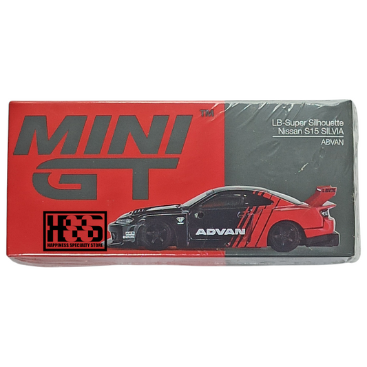 Mini GT 649 LB Super Silhouette Nissan S15 Silvia Advan 1/64 Die Cast